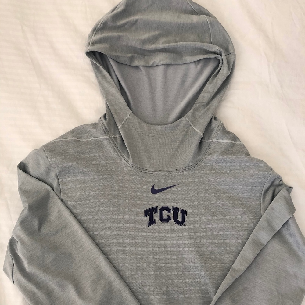 TCU x Nike Funnel Neck Hoodie (Dri Fit)